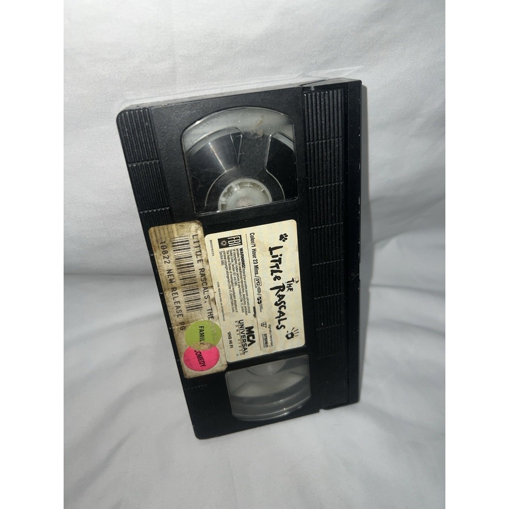 The Little Rascals VHS 1995 Video Tape 90s Movie Vintage Clamshell Read